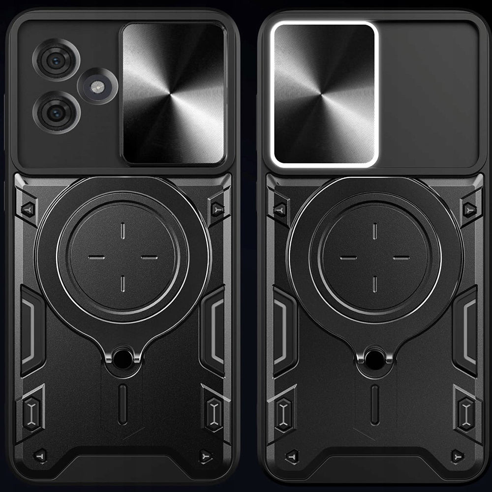 Funda para Motorola Edge 60 Fusion / Edge 60, Techsuit, CamGuard Pro, Negra