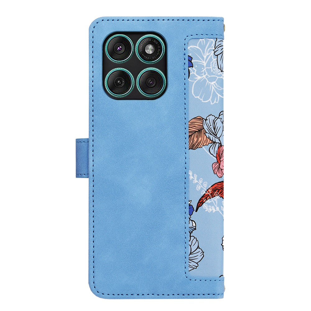 Funda para Motorola Edge 60 Fusion / Edge 60, Techsuit, FlipCraft, Azul