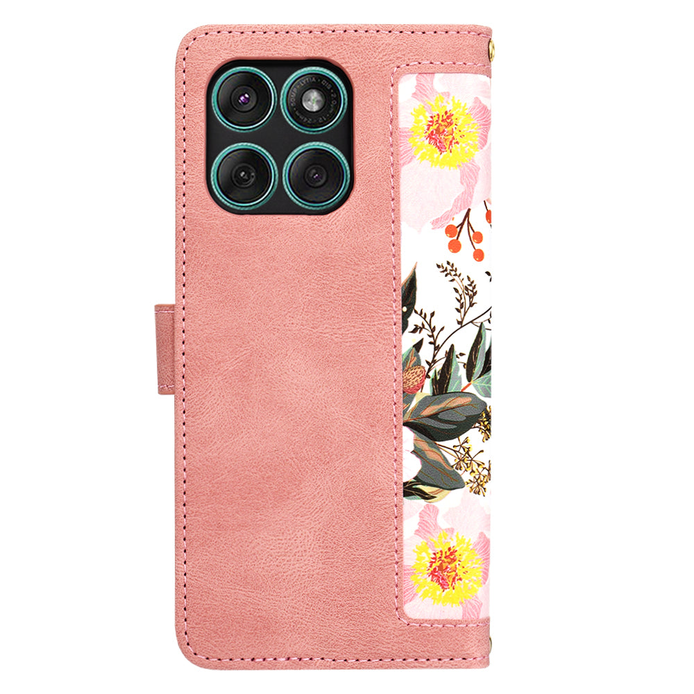 Funda para Motorola Edge 60 Fusion / Edge 60, Techsuit, FlipCraft, Rosa