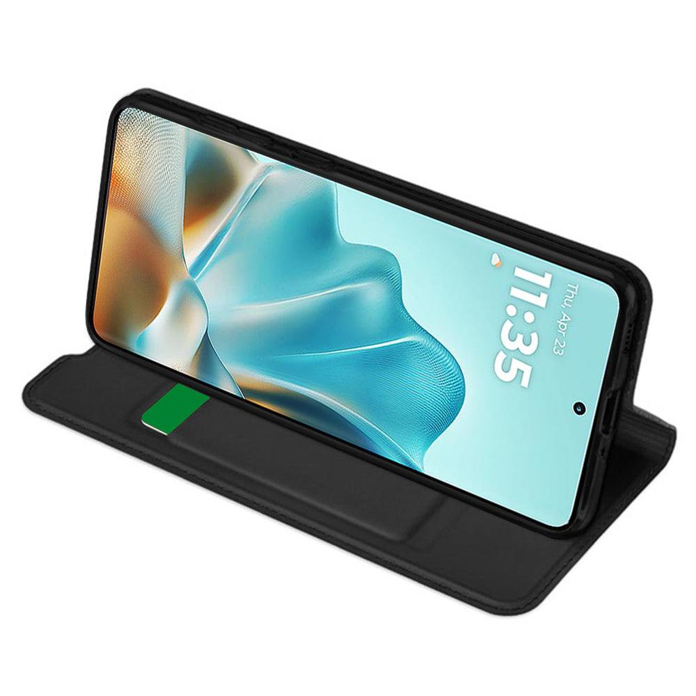 Funda para Motorola Edge 60 Fusion / Edge 60, Techsuit, Magskin Book, Negra