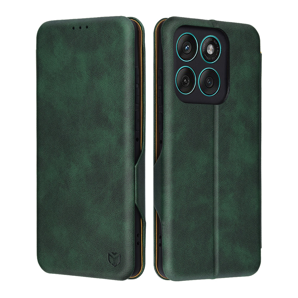 Funda para Motorola Edge 60 Fusion / Edge 60, Techsuit, Safe Wallet Plus, Verde