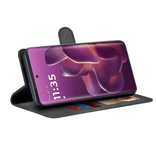 Funda para Motorola Edge 60 Pro, Techsuit, Diary Book, Negra