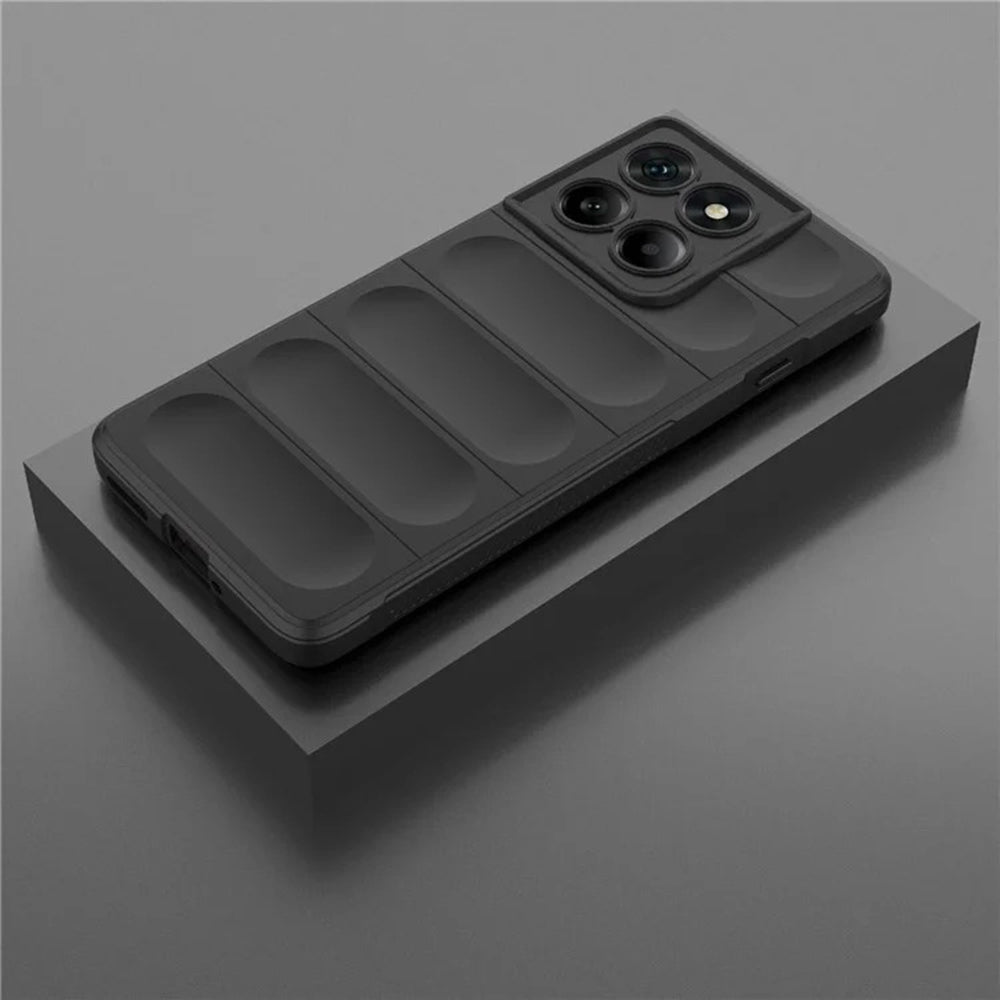 Funda para Motorola Edge 60 Pro, Techsuit, Magic Shield, Negra