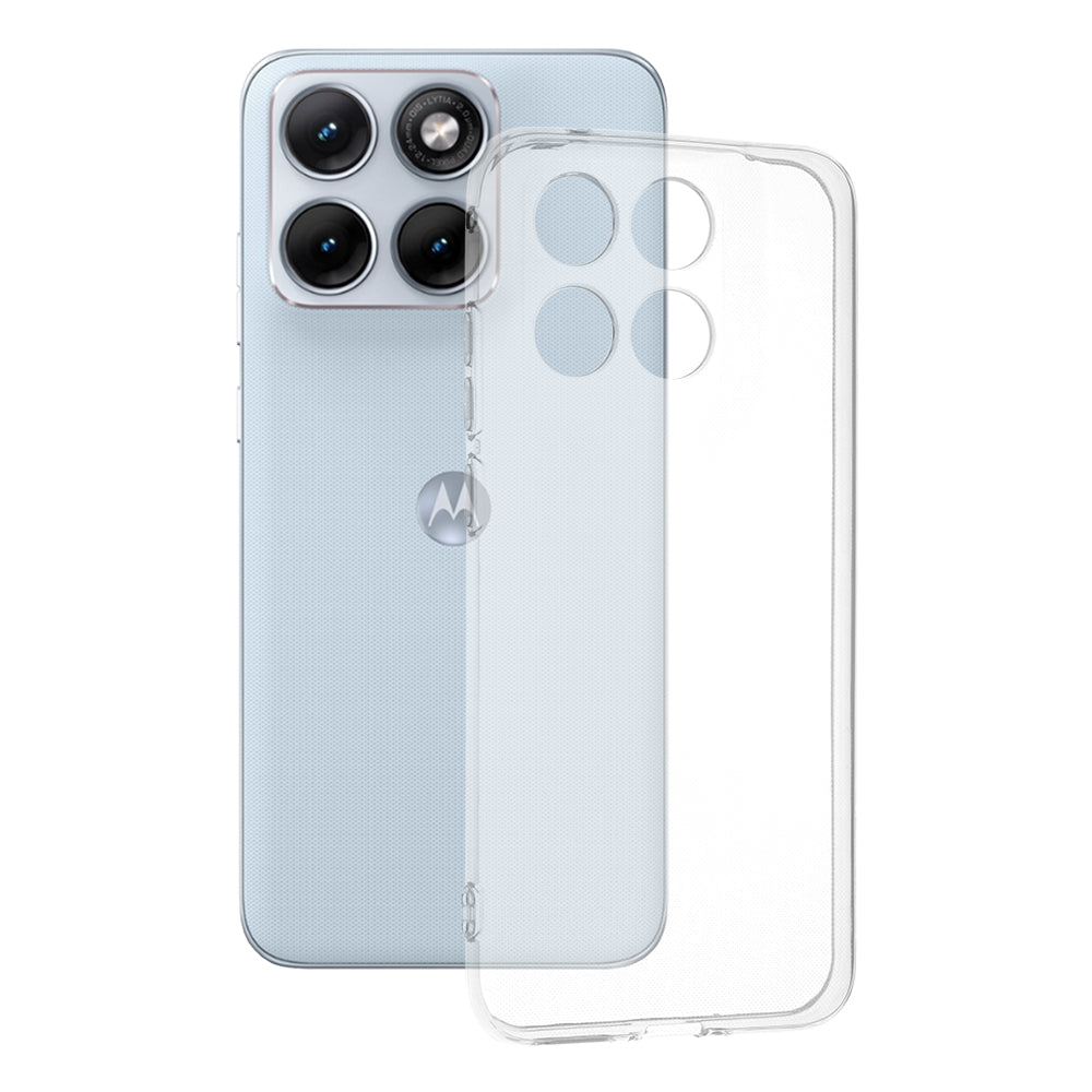 Funda para Motorola Edge 70 Fusion, Techsuit, Clear, Transparente