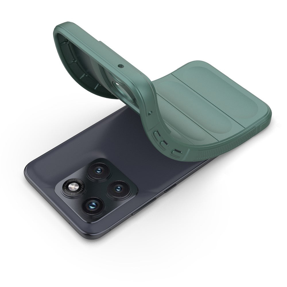 Funda para Motorola Edge 70 Fusion, Techsuit, Magic Shield, Verde