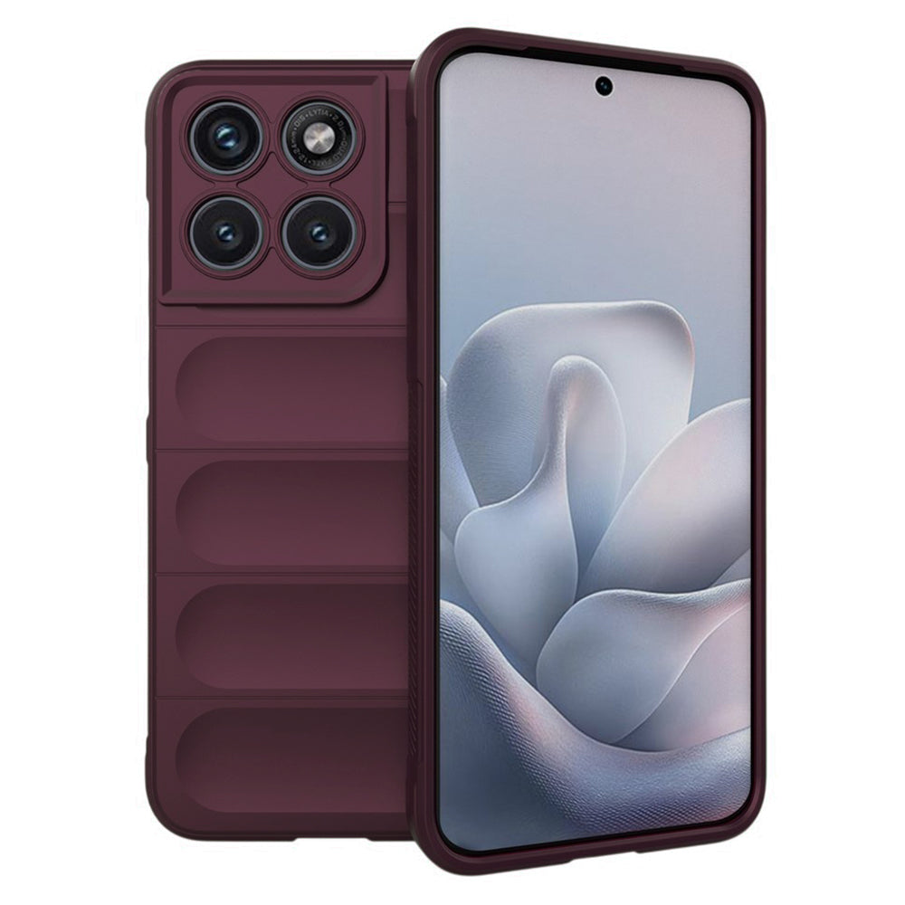 Funda para Motorola Edge 70 Fusion, Techsuit, Magic Shield, Vino