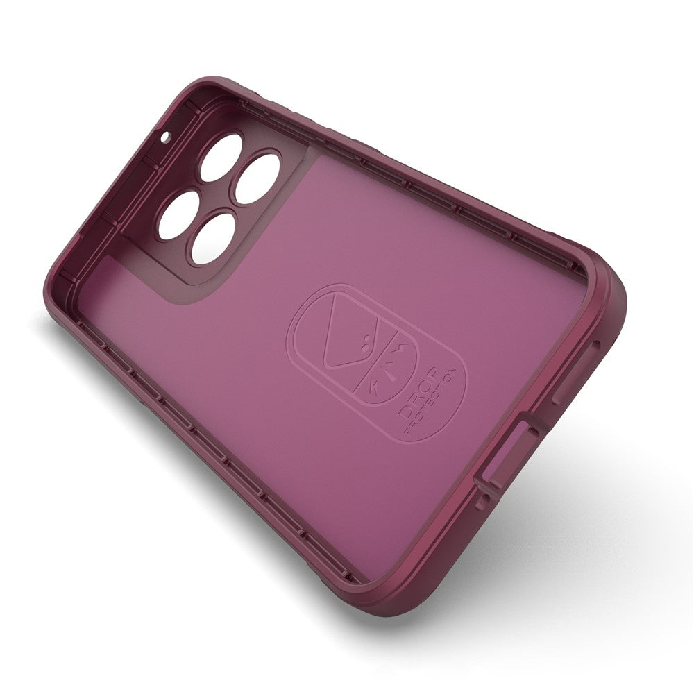 Funda para Motorola Edge 70 Fusion, Techsuit, Magic Shield, Vino