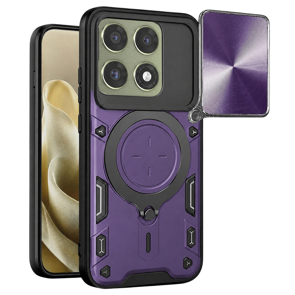 Funda para Motorola Edge 70 Pro, Techsuit, CamGuard Pro, Morado