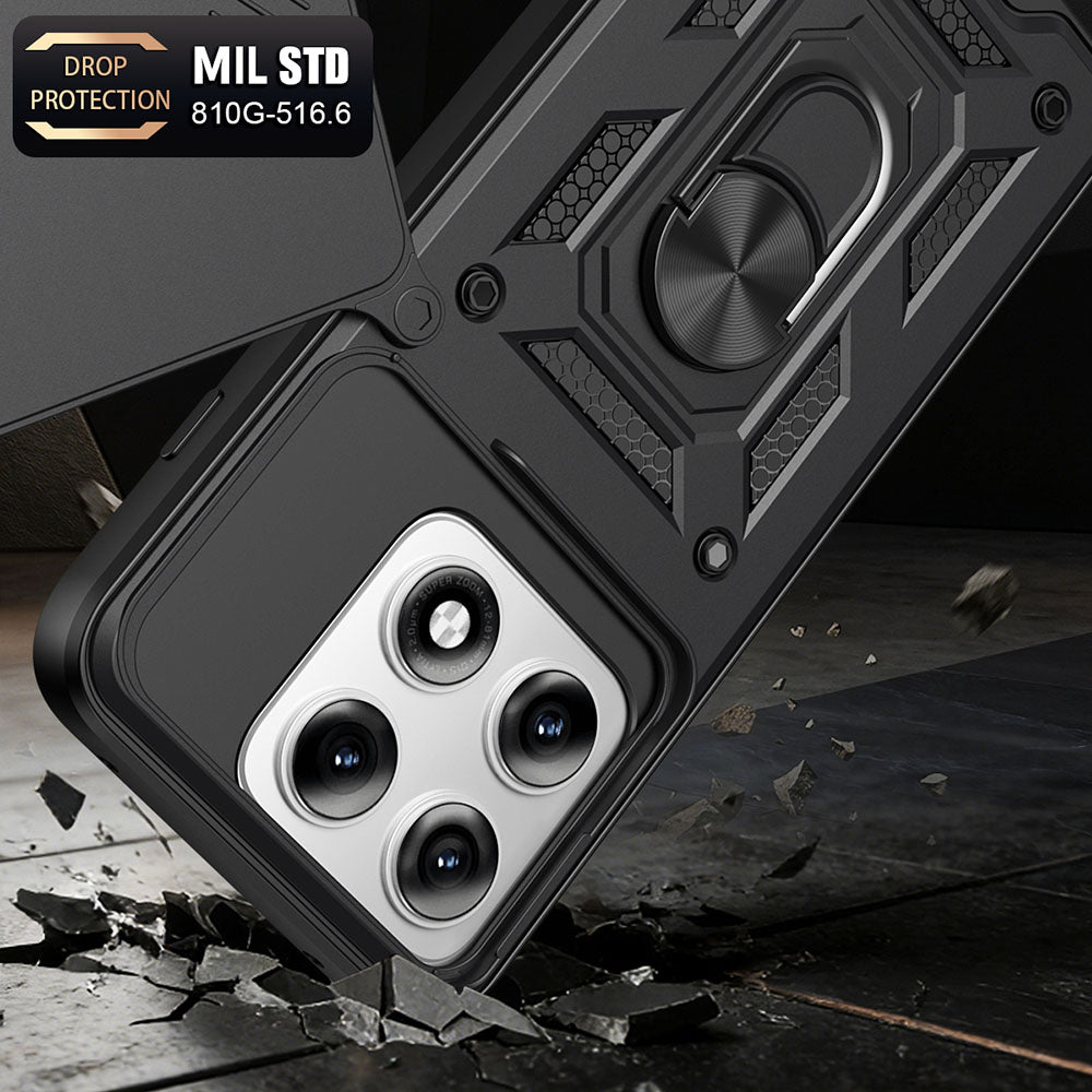 Funda para Motorola Edge 70 Pro, Techsuit, CamShield, Negra