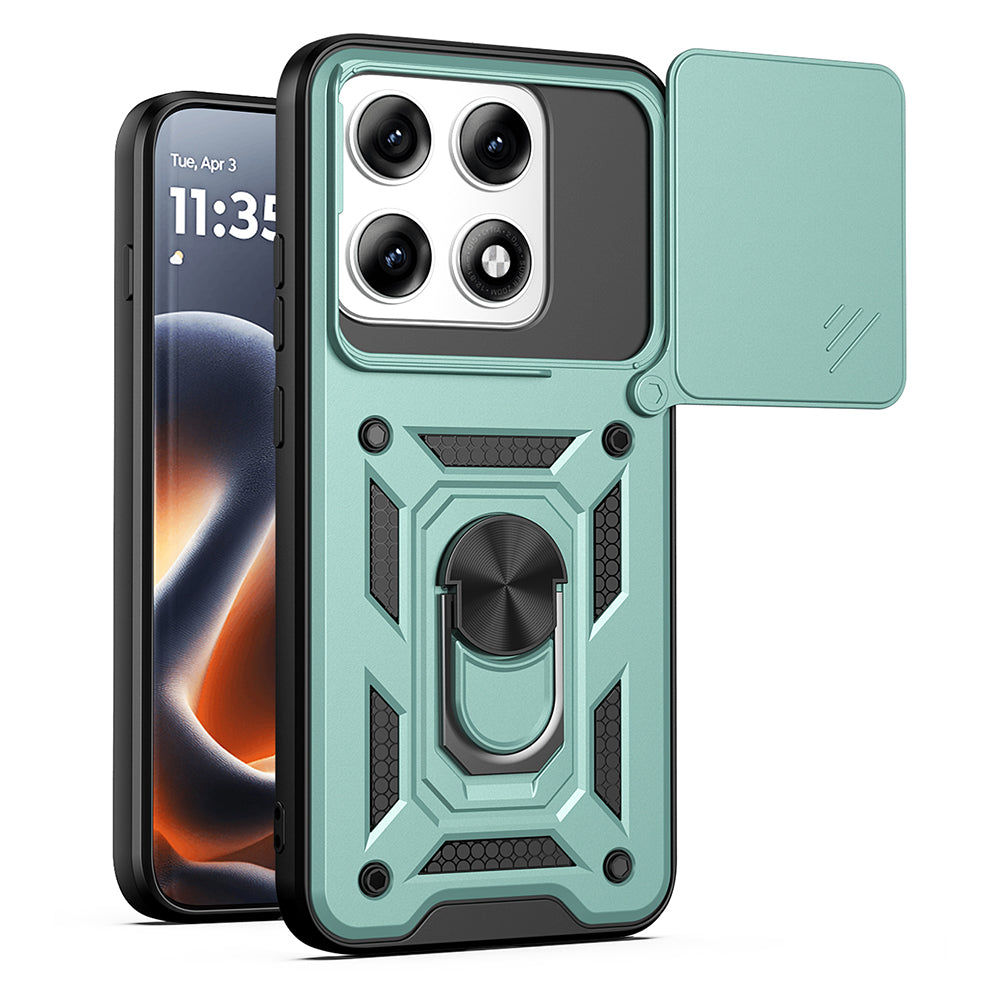 Funda para Motorola Edge 70 Pro, Techsuit, CamShield, Verde