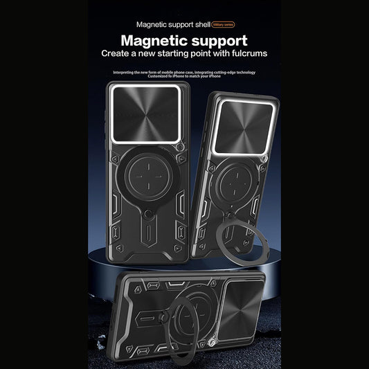 Case for Motorola Edge 70, Techsuit, CamGuard Pro, Rose Gold