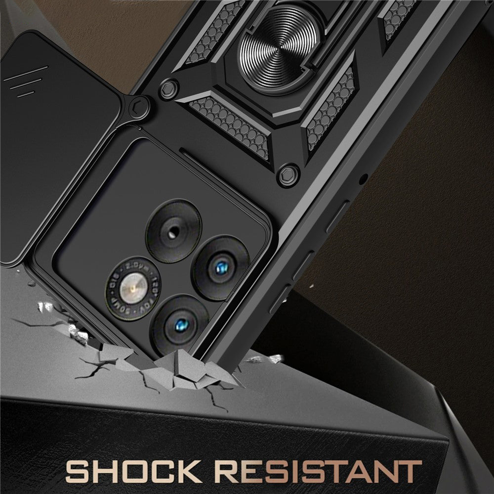 Case for Motorola Edge 70, Techsuit, CamShield, Black