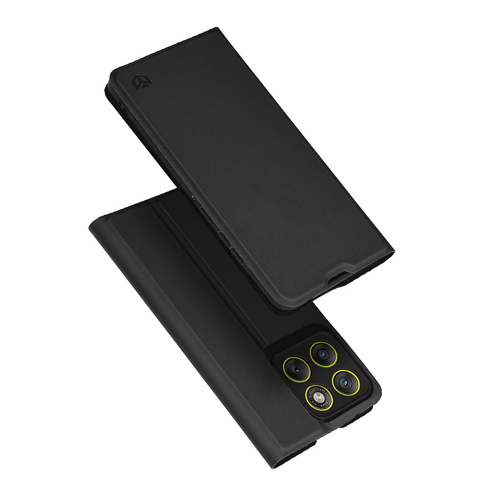 Funda para Motorola Edge 70, Techsuit, Magskin Book, Negra