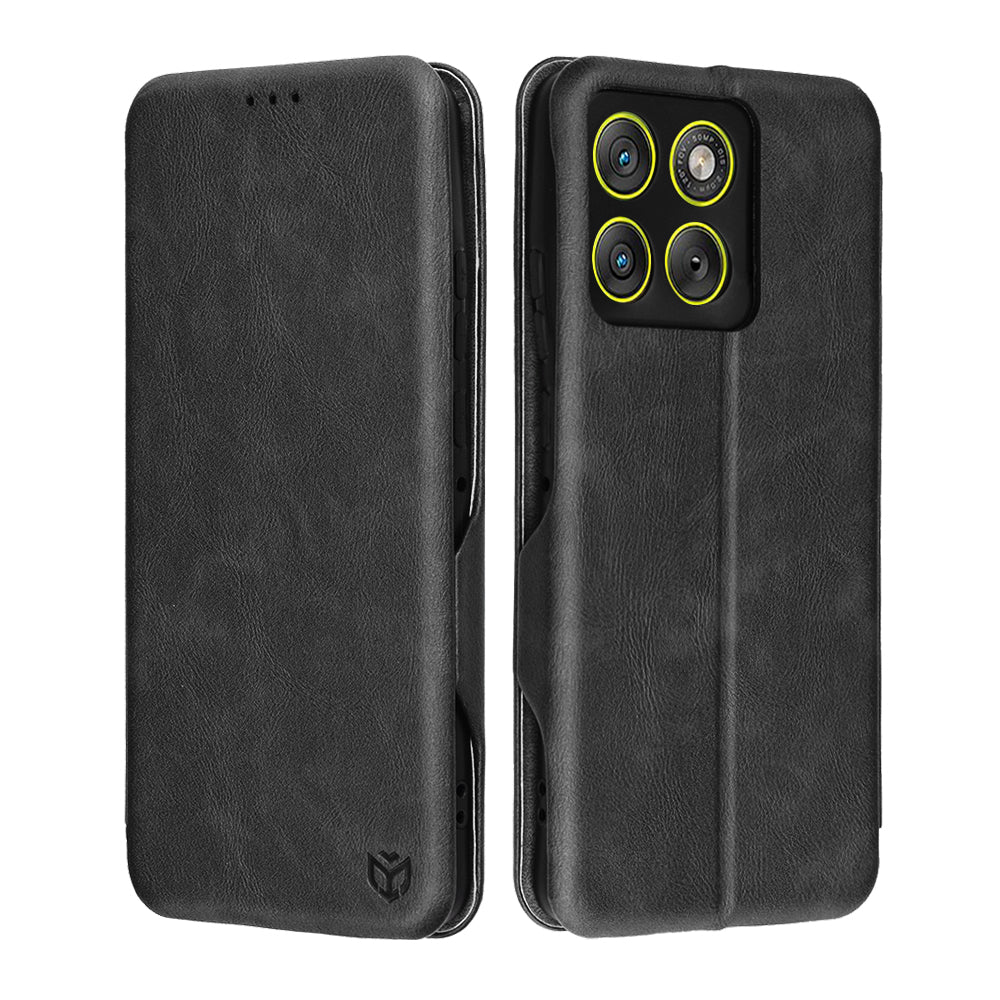 Funda para Motorola Edge 70, Techsuit, Safe Wallet Plus, Negra