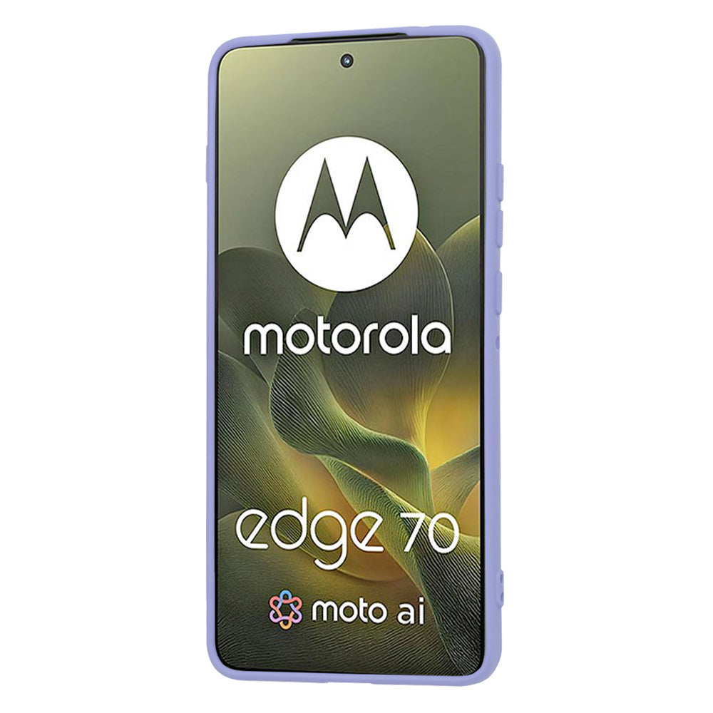 Funda para Motorola Edge 70, Techsuit, SoftFlex, Lila Claro