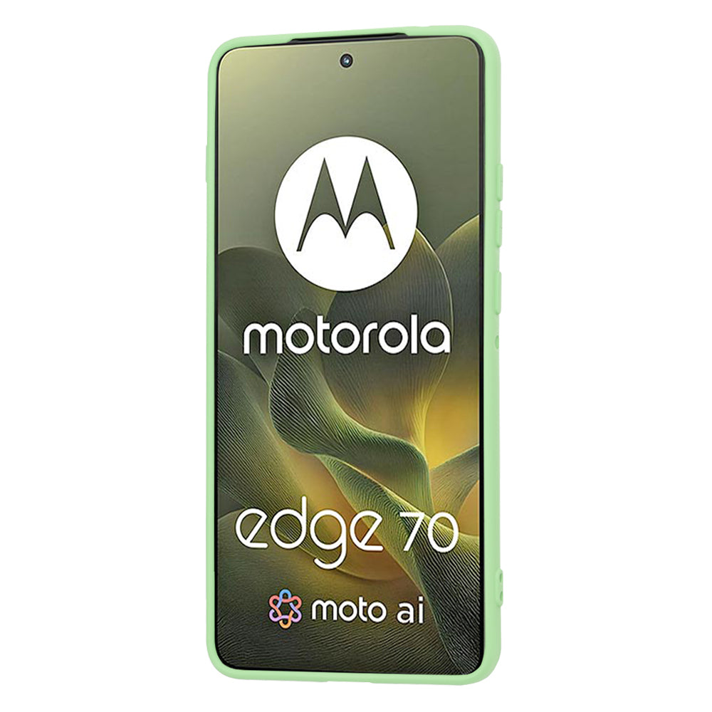 Funda para Motorola Edge 70, Techsuit, SoftFlex, Verde Claro