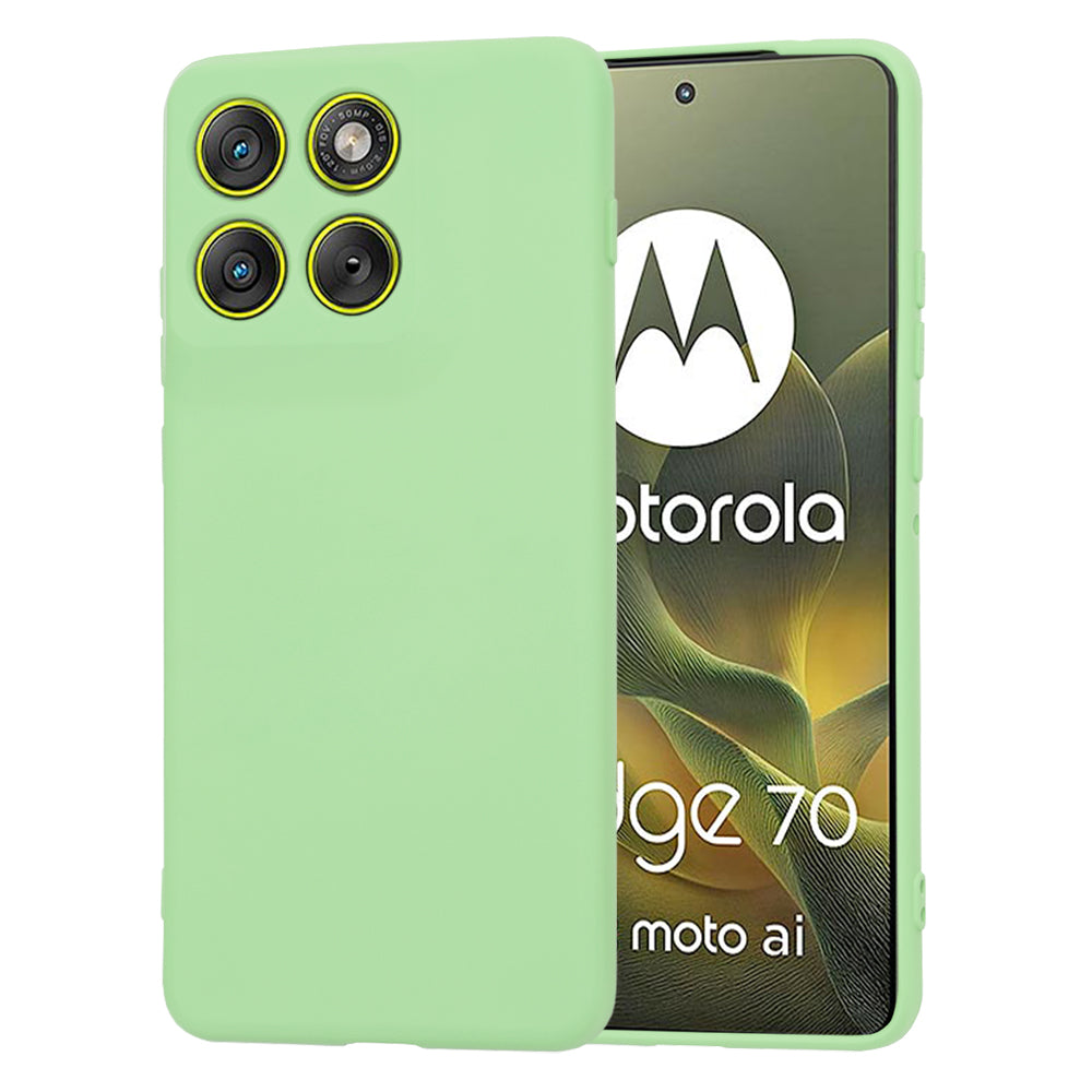 Funda para Motorola Edge 70, Techsuit, SoftFlex, Verde Claro