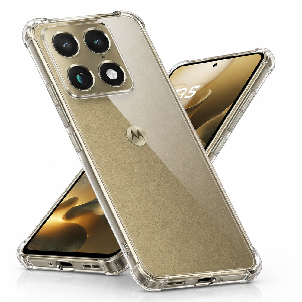 Funda para Motorola Edge 70 Ultra / Signature, Techsuit, Shockproof Clear, Transparente