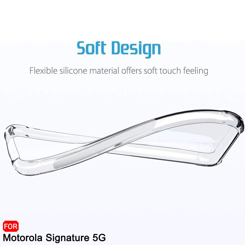 Funda para Motorola Edge 70 Ultra / Signature, Techsuit, Shockproof Clear, Transparente