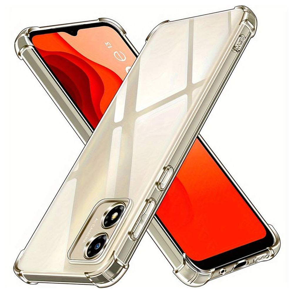 Funda para Motorola Moto E13, Techsuit, Antigolpes Transparente, Transparente