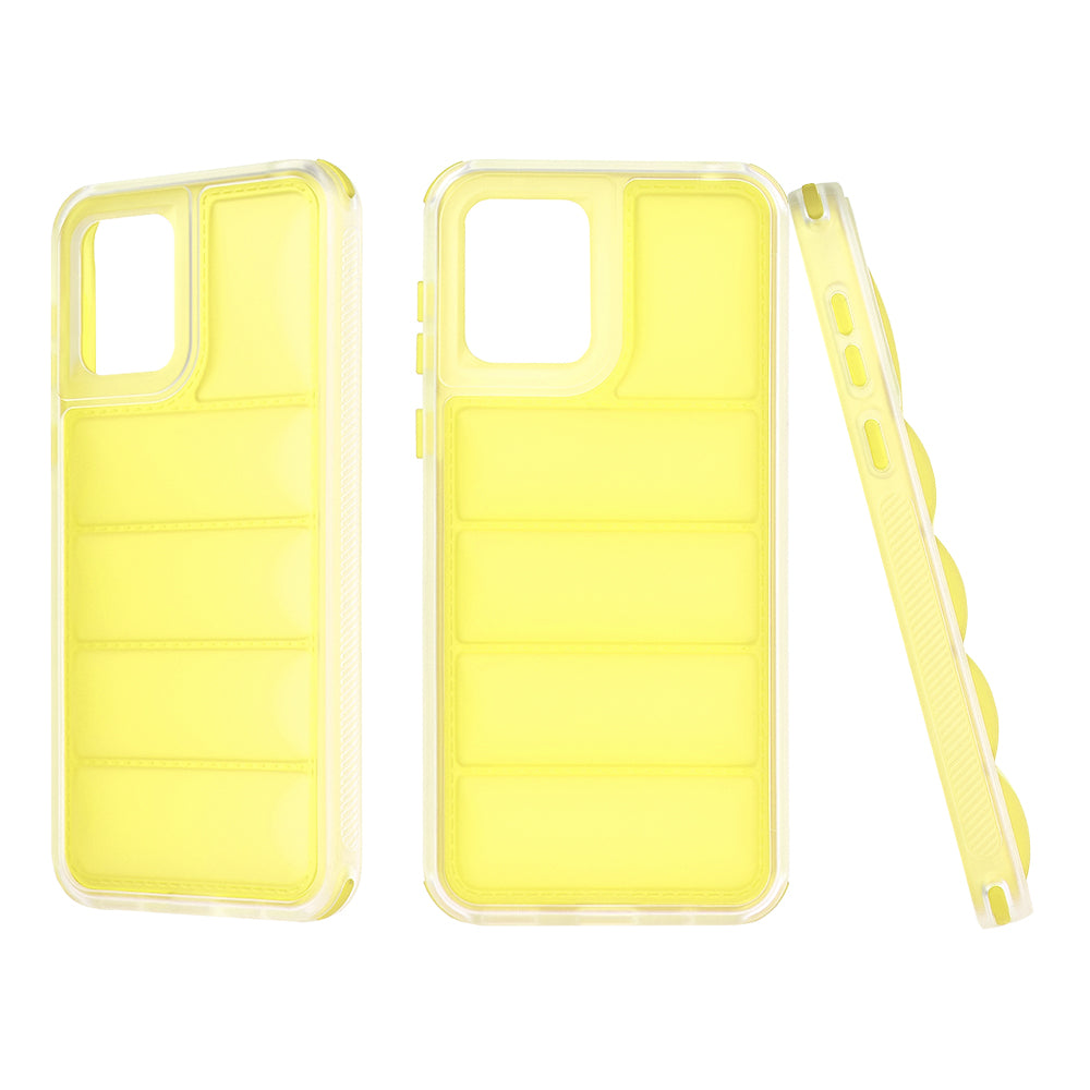Funda para Motorola Moto E13, Techsuit, Wave Shield, Amarilla