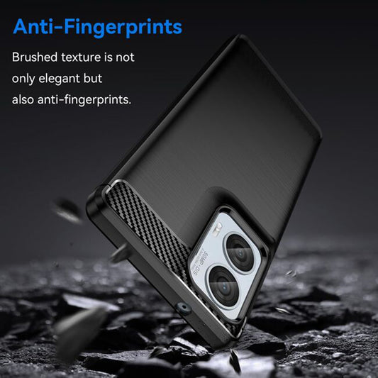 Funda para Motorola Moto E15 / G05, Techsuit, Carbono, Negra