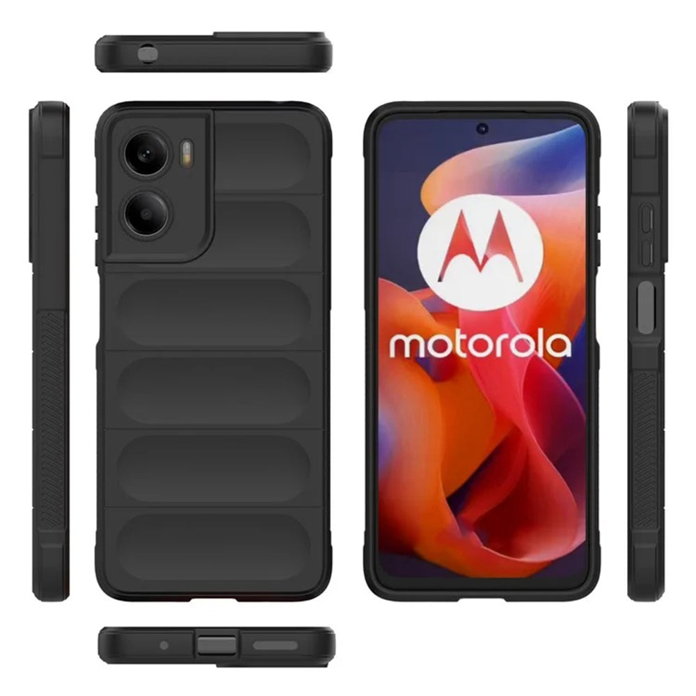 Funda para Motorola Moto E15 / G05, Techsuit, Magic Shield, Negra