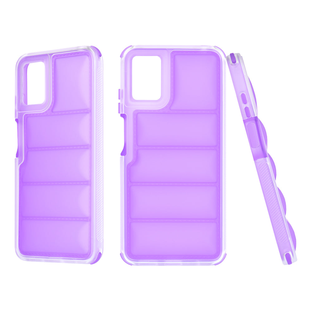 Funda para Motorola Moto E22i / E22, Techsuit, Wave Shield, Morado