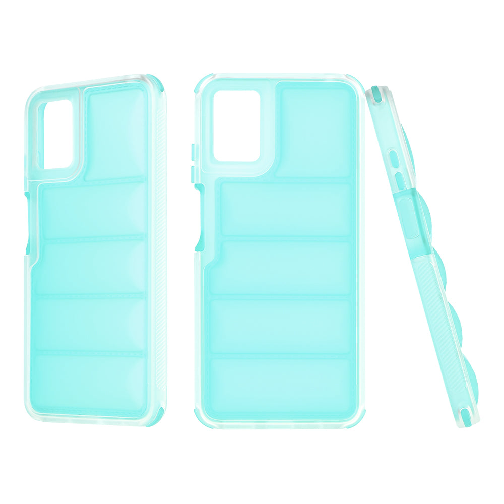 Funda para Motorola Moto E22i / E22, Techsuit, Wave Shield, Turquesa