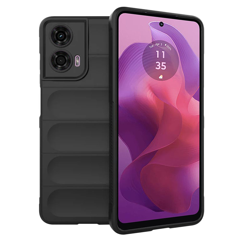 Funda para Motorola Moto G04s / E14 / G04 / G24, Techsuit, Magic Shield, Negra
