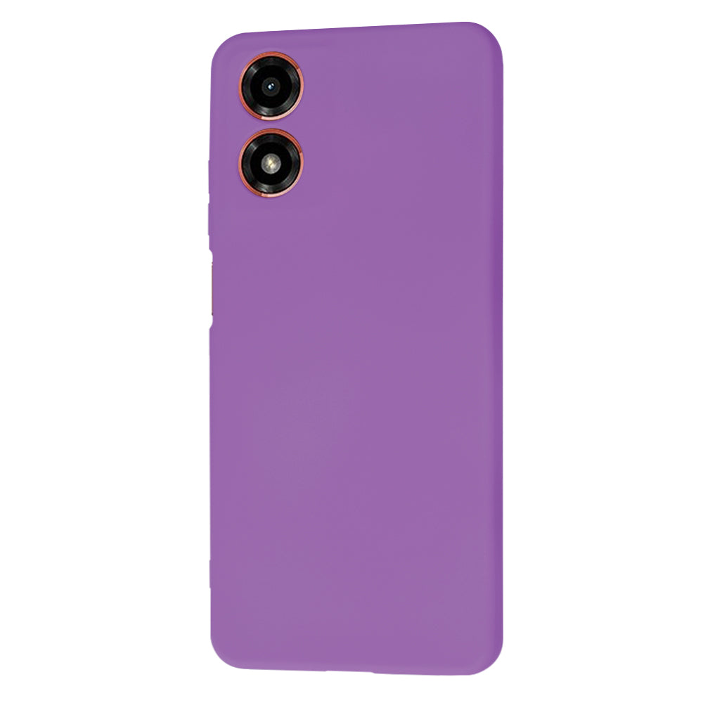 Funda para Motorola Moto G04s / E14 / G04, Techsuit, SoftFlex, Morado