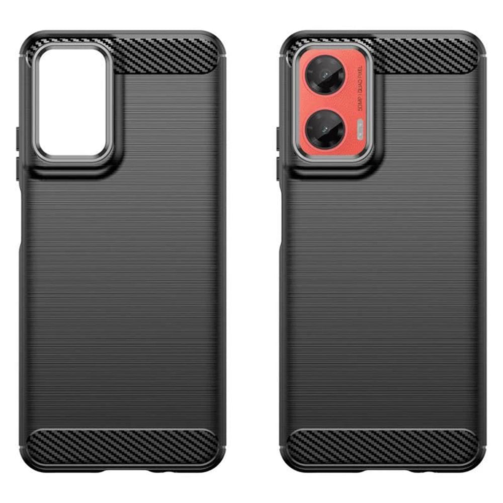 Funda para Motorola Moto G06 Power / G06, Techsuit, Carbono, Negra