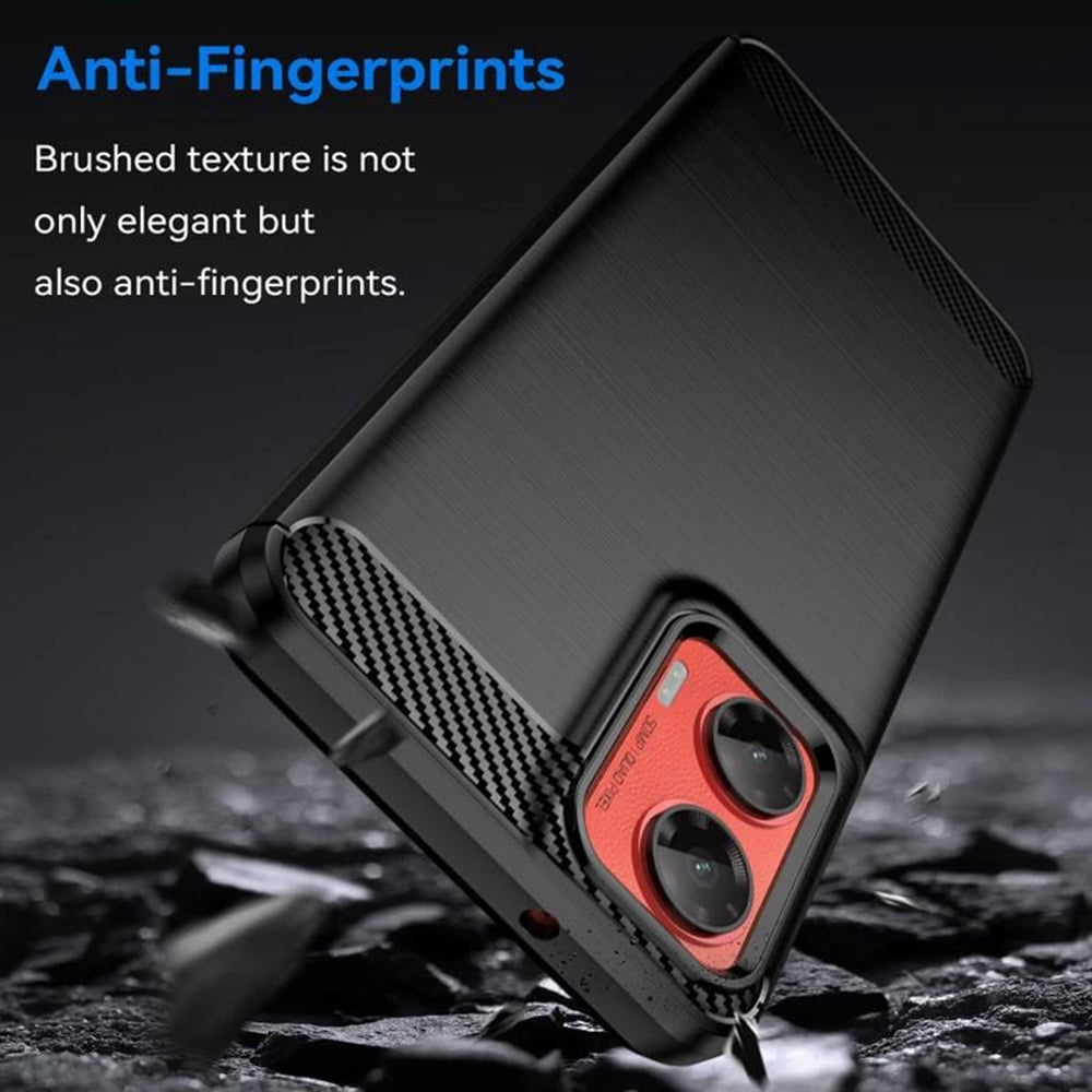 Funda para Motorola Moto G06 Power / G06, Techsuit, Carbono, Negra