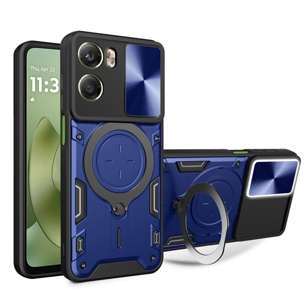 Funda para Motorola Moto G06, Techsuit, CamGuard Pro, Azul