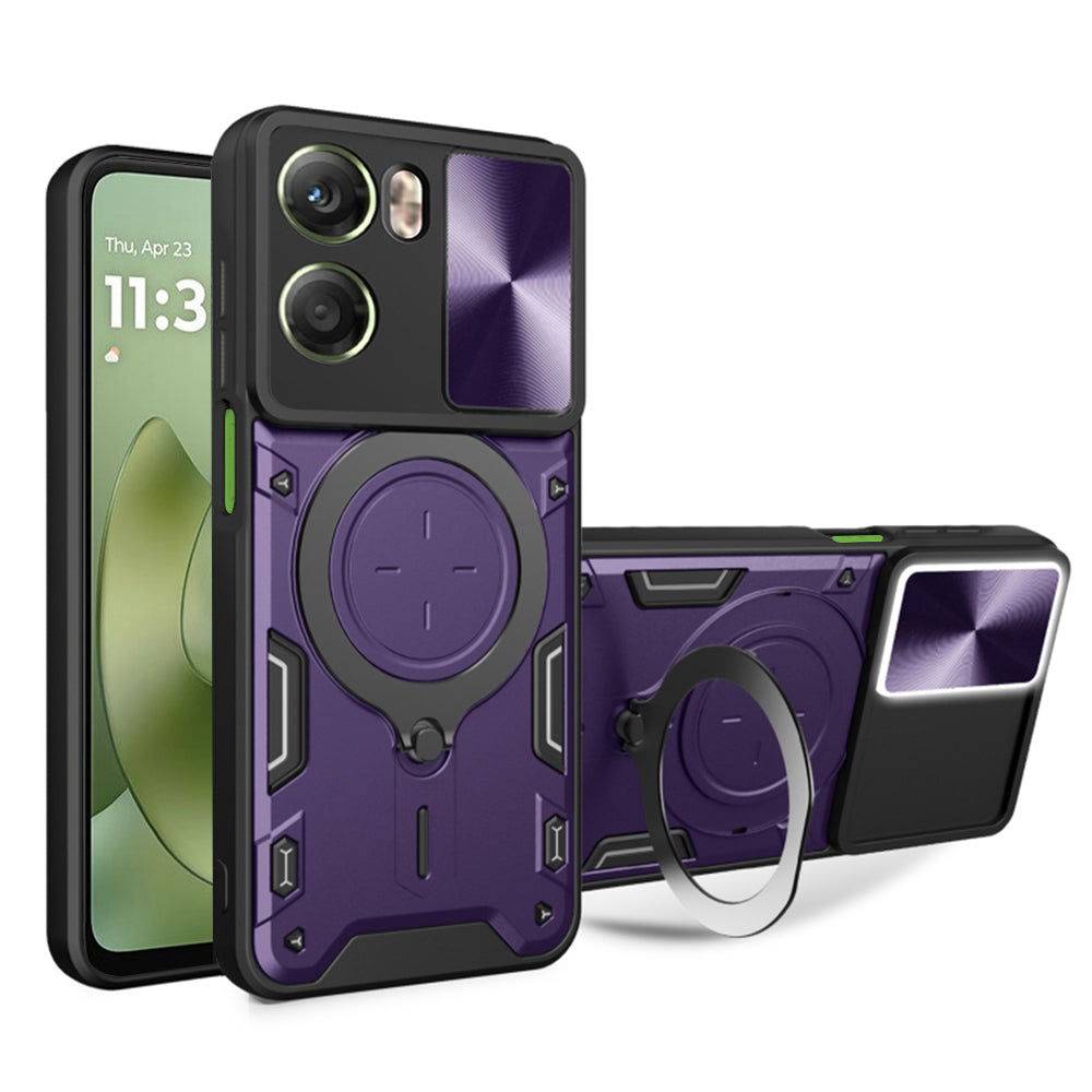 Funda para Motorola Moto G06, Techsuit, CamGuard Pro, Morado