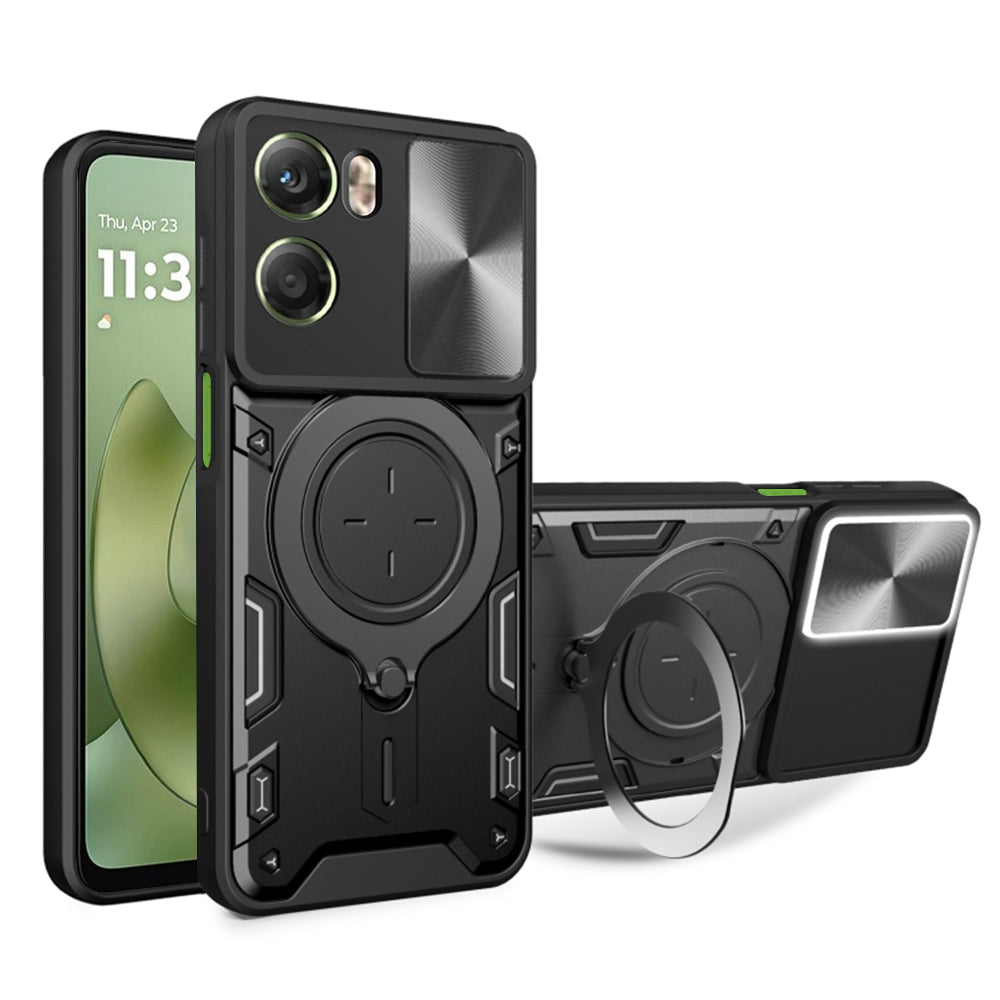 Funda para Motorola Moto G06, Techsuit, CamGuard Pro, Negra