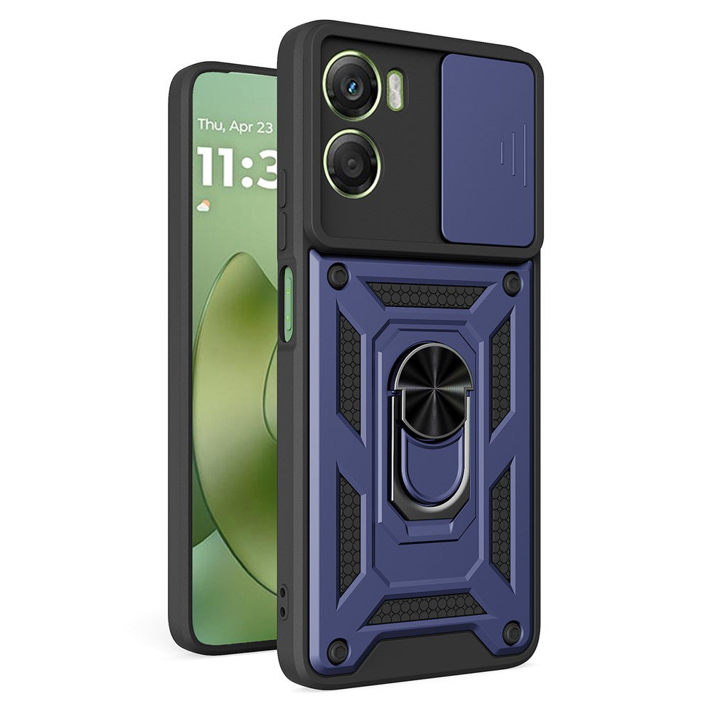 Funda para Motorola Moto G06, Techsuit, CamShield, Azul