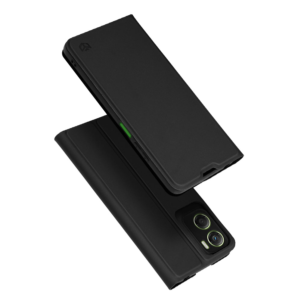 Funda para Motorola Moto G06, Techsuit, Magskin Book, Negra