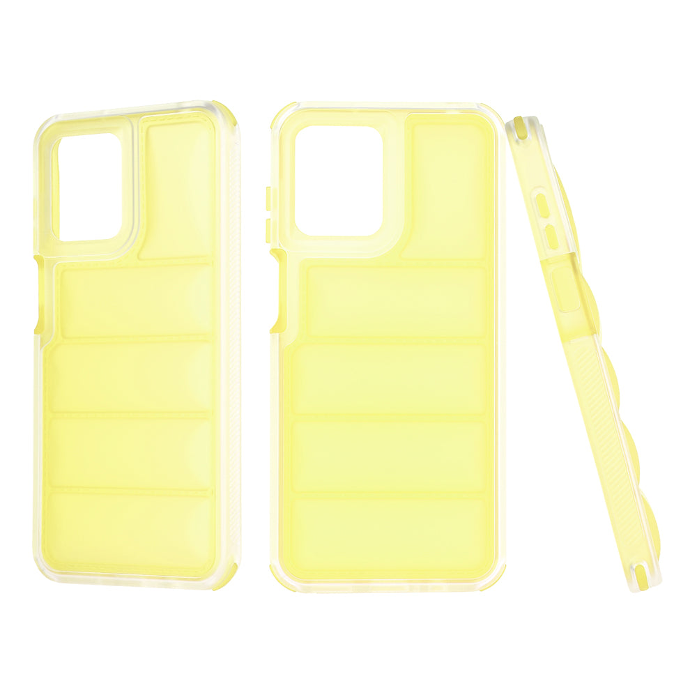Funda para Motorola Moto G13 / G23 / G53, Techsuit, Wave Shield, Amarilla