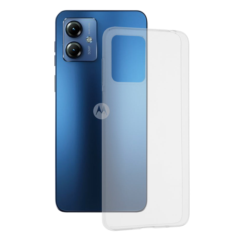 Funda para Motorola Moto G14, Techsuit, Clara, Transparente