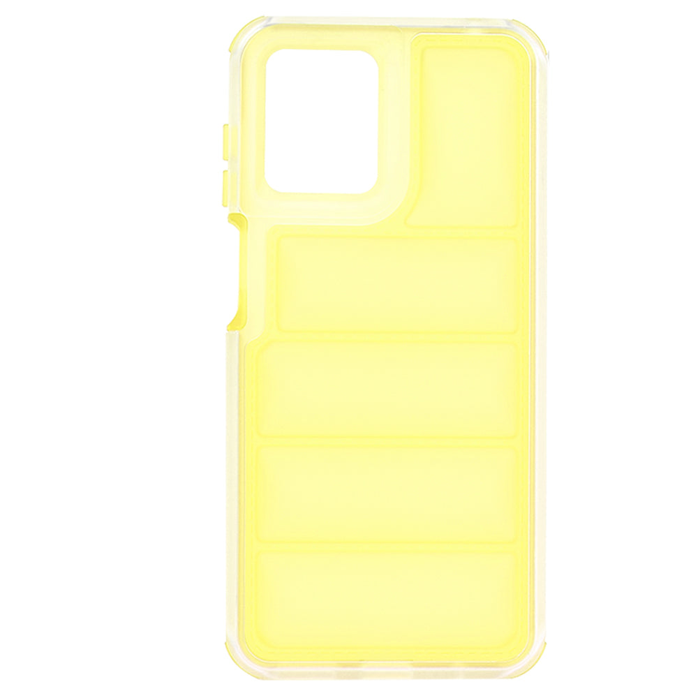 Funda para Motorola Moto G14, Techsuit, Wave Shield, Amarilla