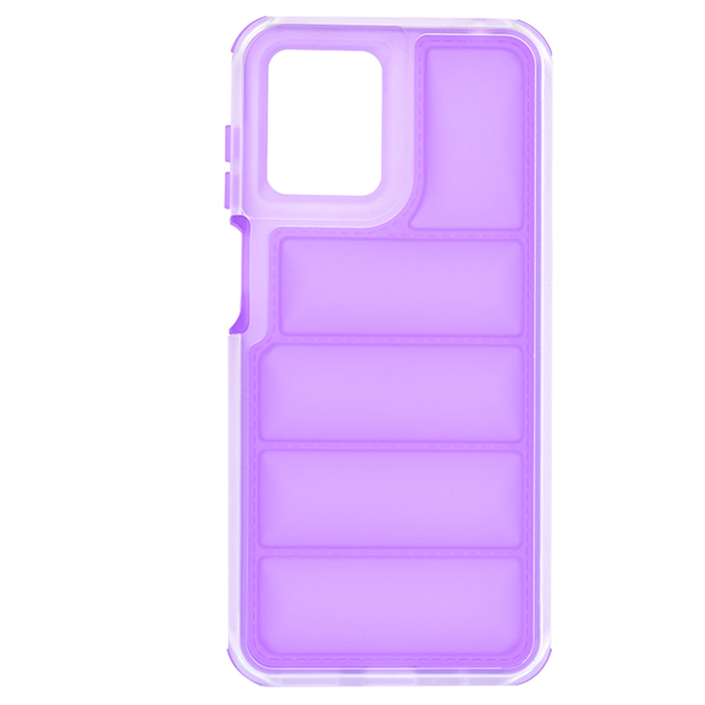 Funda para Motorola Moto G14, Techsuit, Wave Shield, Morado