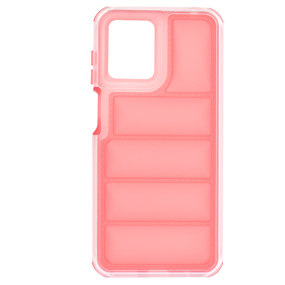 Funda para Motorola Moto G14, Techsuit, Wave Shield, Roja