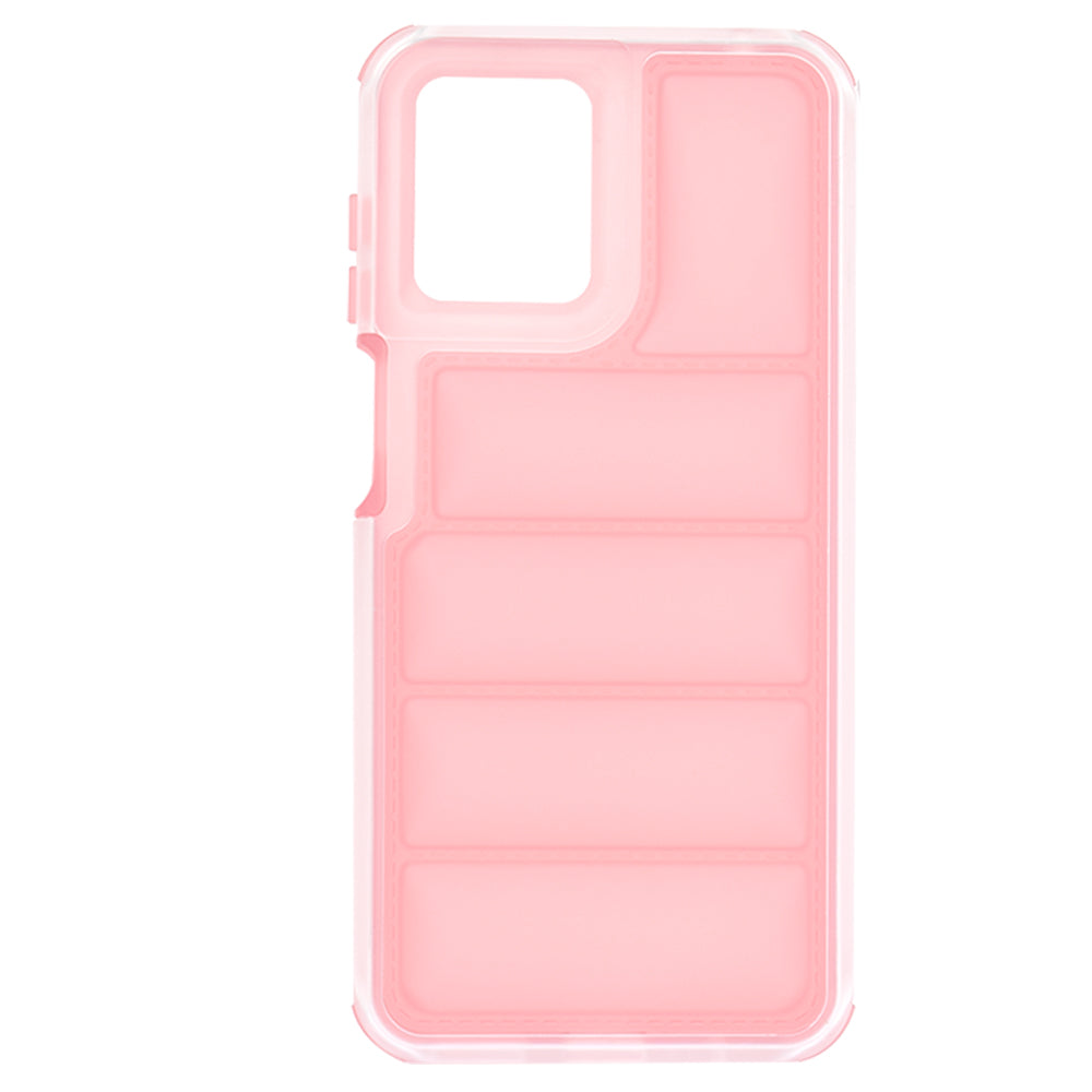 Funda para Motorola Moto G14, Techsuit, Wave Shield, Rosa