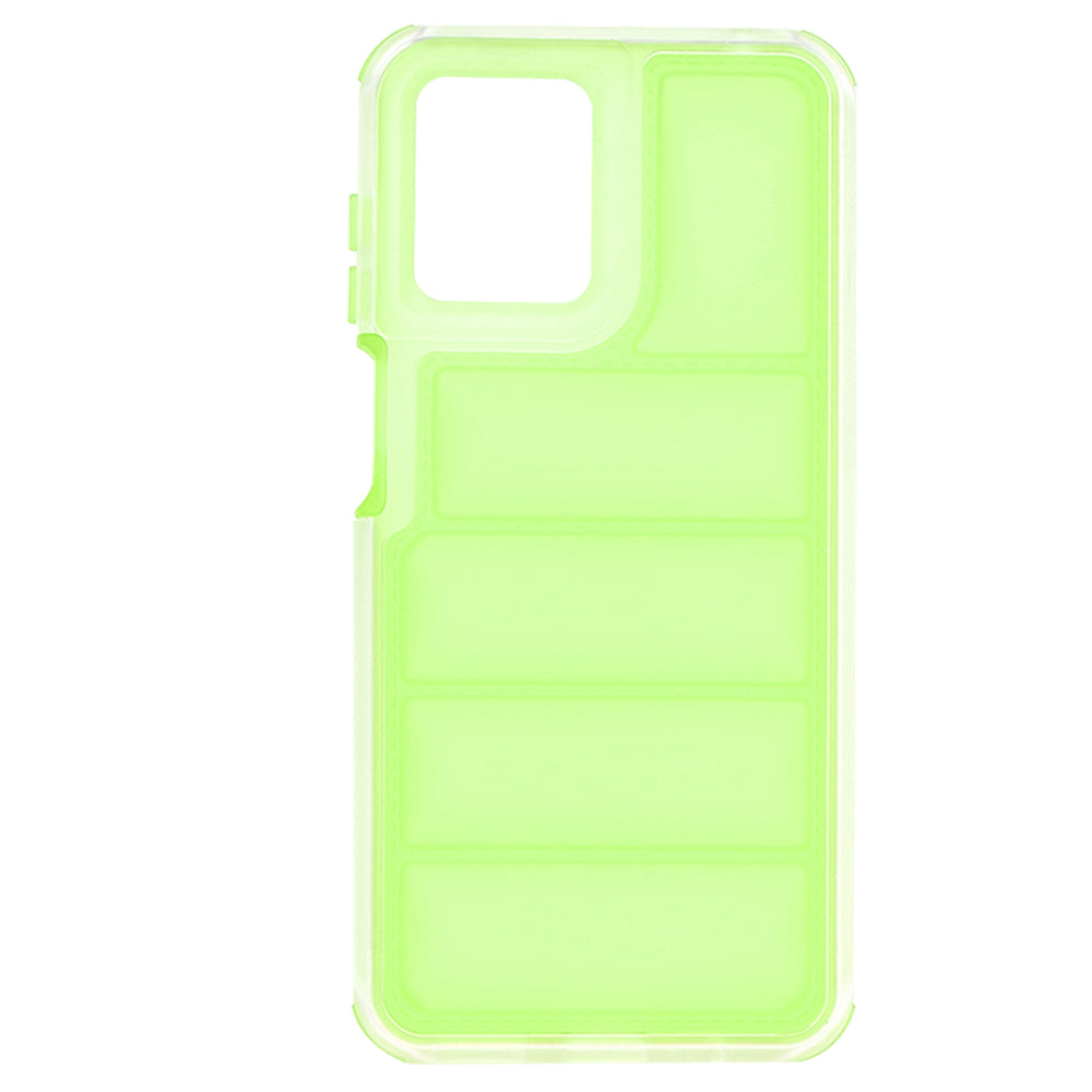 Funda para Motorola Moto G14, Techsuit, Wave Shield, Verde