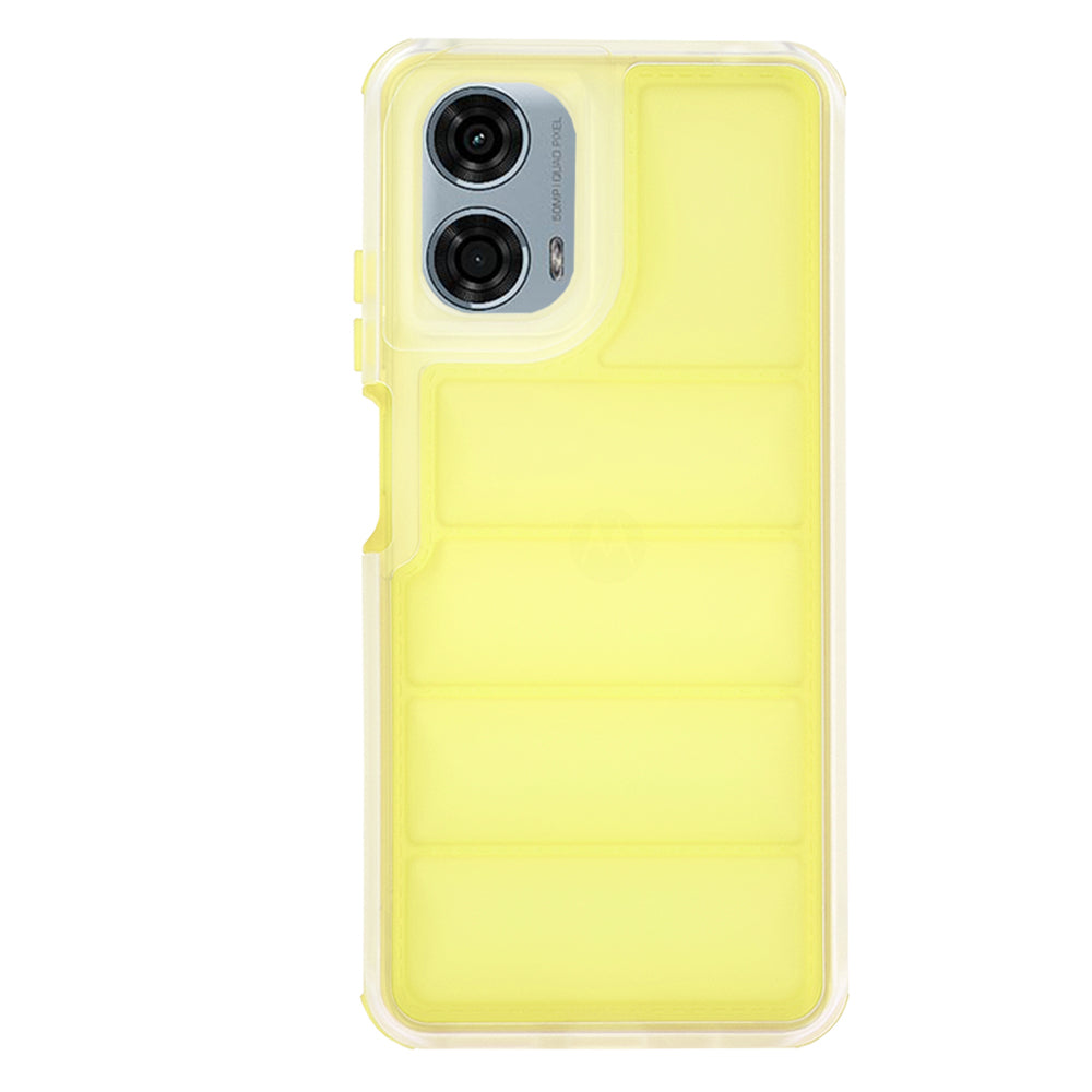 Funda para Motorola Moto G24 Power, Techsuit, Wave Shield, Amarilla