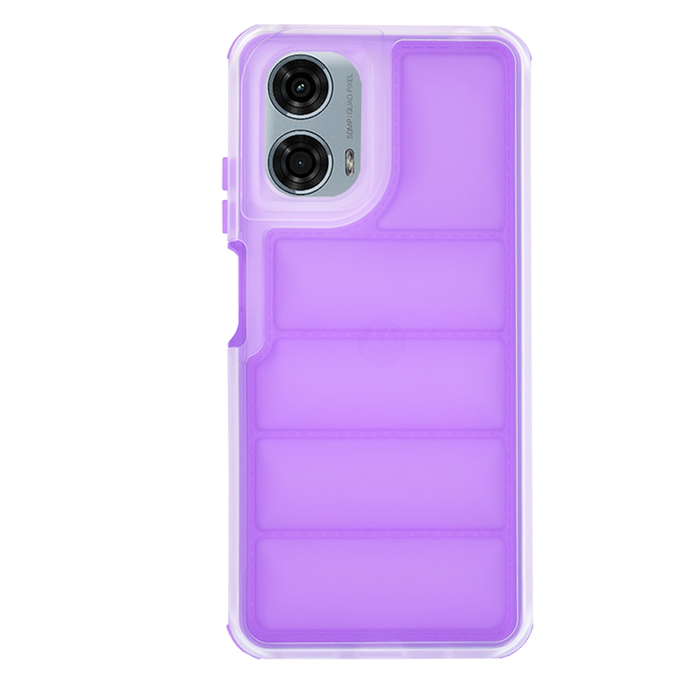 Funda para Motorola Moto G24 Power, Techsuit, Wave Shield, Morado
