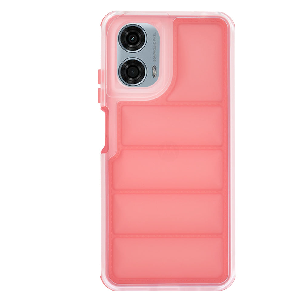 Funda para Motorola Moto G24 Power, Techsuit, Wave Shield, Roja
