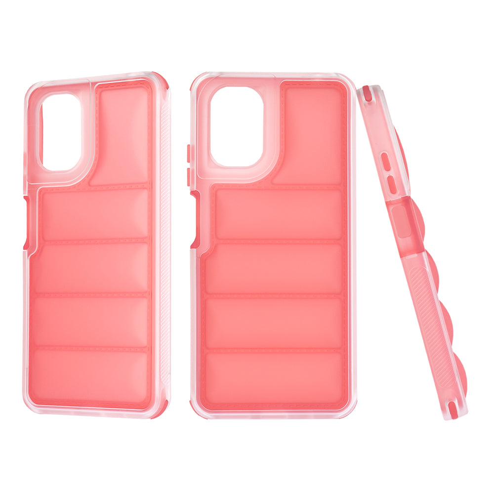 Funda para Motorola Moto G24 Power, Techsuit, Wave Shield, Roja
