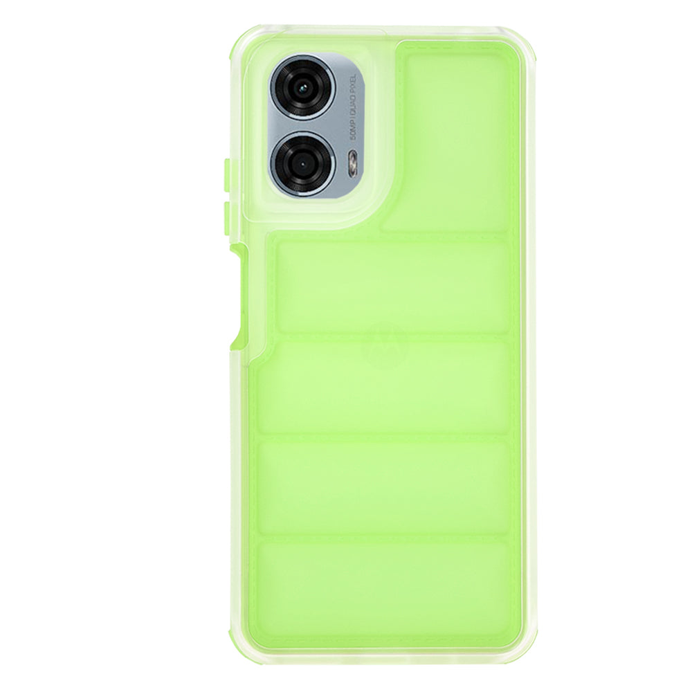 Funda para Motorola Moto G24 Power, Techsuit, Wave Shield, Verde